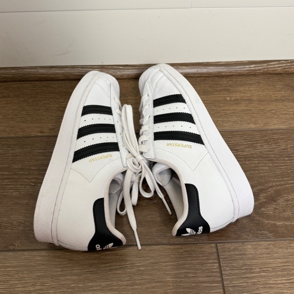 Women's Adidas Originals Superstar II White/Black Size 7.5 Leather - Picture 9 of 10